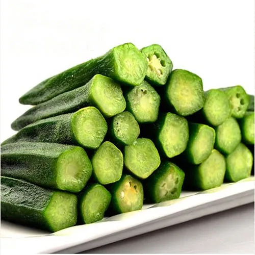 IQF Frozen Vegetables Okra Whole Cut