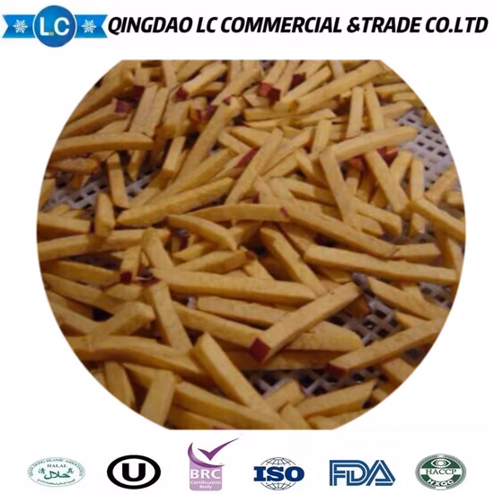 Tipo de procesamiento Proceso de congelación al vapor IQF Patata dulce congelada