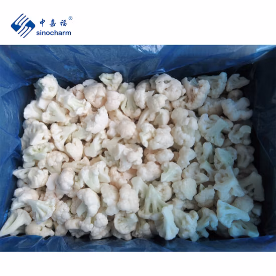 Coliflor a granel IQF de brócoli blanco fresco congelado de alta calidad de Sinocharm a la venta