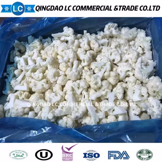 IQF Coliflor Cortada, Floreta De Coliflor Congelada