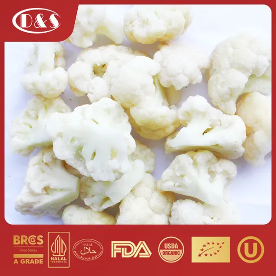 Coliflor congelada a granel de precio mayorista de exportación IQF