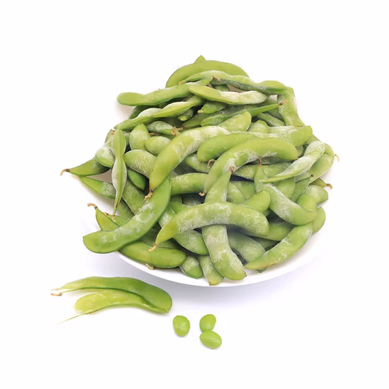 Sinocharm #75 130-150PCS/500g Brc a precio de fábrica Edamame congelado Pod